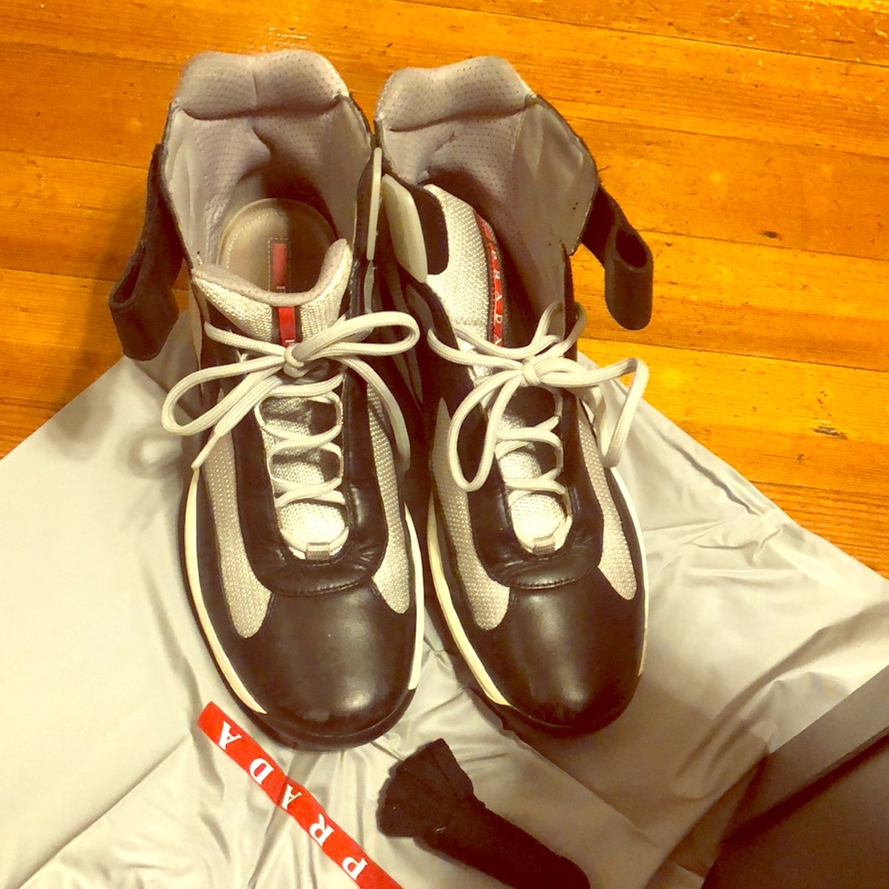 Hi top Nevada bike sneaker/ Prada